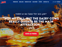 Tablet Screenshot of jackspizza.com